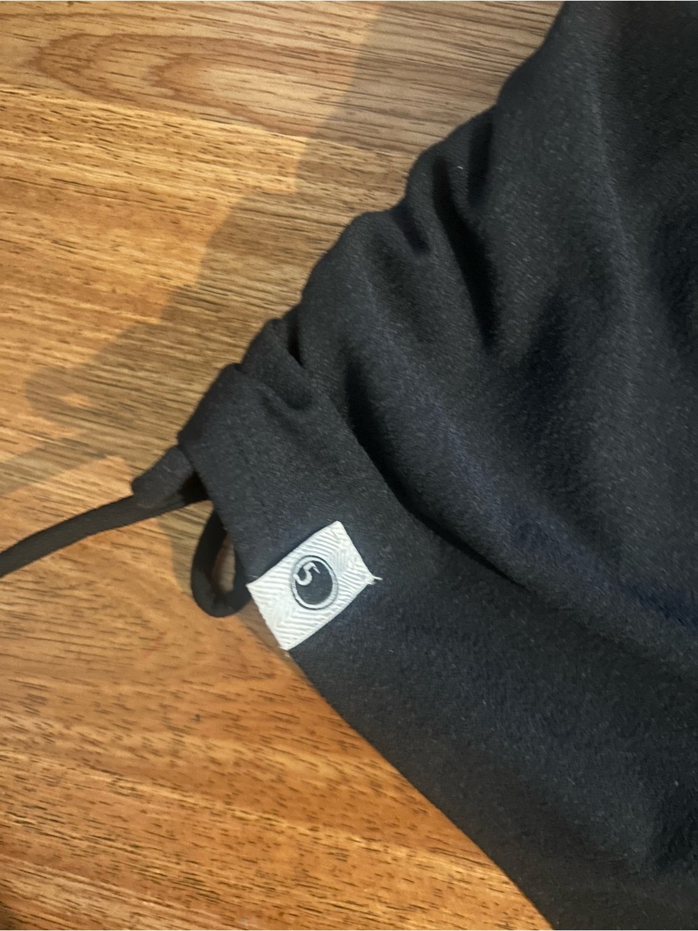 Five Dancewear Girls Black and White Colorblock Drawstring Shorts - Picture 3 of 7